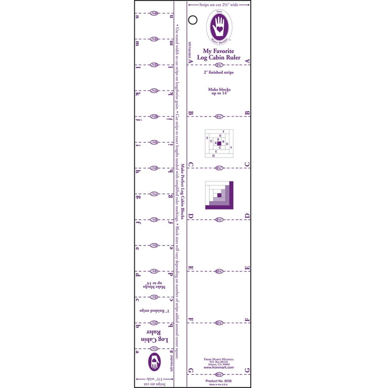 Log cheap cabin ruler