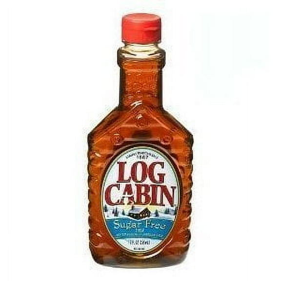Log Cabin Sugar Free Syrup, 24 oz (Pack of 6)