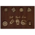 thumbnail image 1 of Log Color Tequila Shot Glasses Serving Tray Wooden Glass Holder with Salt Rim Shot Glasses Board for Bar Restaurant Party Family Gathering 7.87x11.81 Inch Mixed Color, 1 of 9