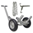 thumbnail image 1 of Log Dolly, Upgraded Heavy Duty Log Skidding Arch with Load Binder, Choker Chain and 2pcs 16in Air Tires, Durable Log Skidder for Wood Transport, Capacity 440lb, Grey, 1 of 9
