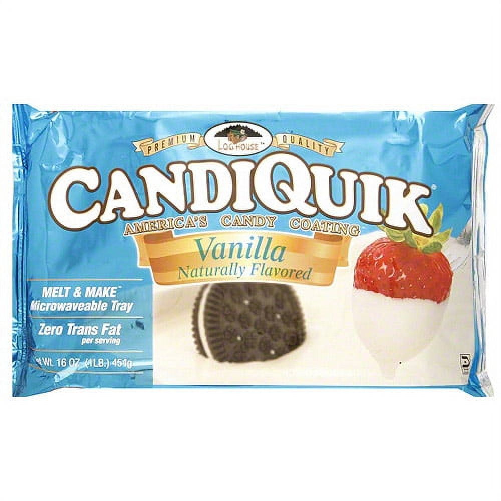 Log House America's Candiquik Vanilla Candy Coating, 16 oz (Pack of 12)