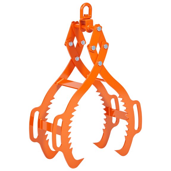 Log Lifting Tongs 36in,4 Serrated Claw Hook Log Tongs,3606Lbs Capacity Heavy Duty Timber Claw Hook, Logging Tools for Tractors, Trucks, Forklifts, ATV Logging, Lumber Handling