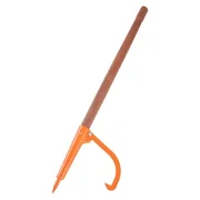 Log Peavey, 46.5 in, Wooden Handle Log Lifter, Heavy Duty Log Roller with Max 18 in Opening, Rust-Resistant Log Jack Cant Hook, Felling Log Roller Tool for Rolling, Raising, Turning Logs