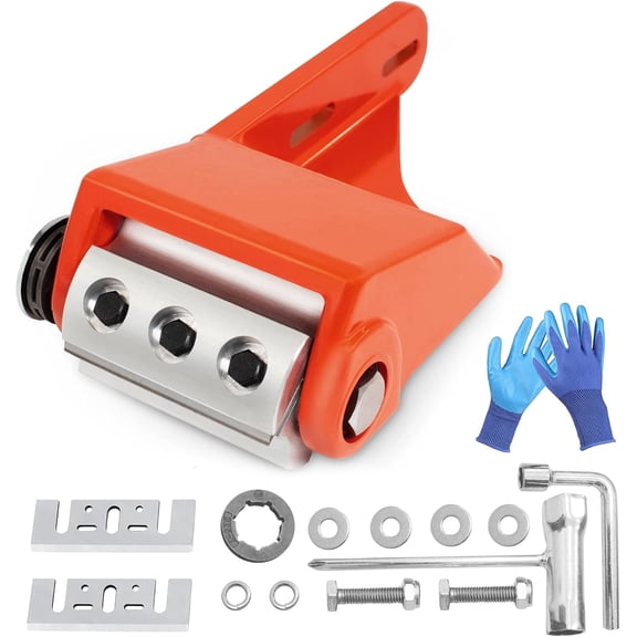 Log Peeler,Log Debarking Tool,Chainsaw Attachment for Wood Debarking,Chainsaw Accessories,Timber Framing Tool,Factory Outlet (Orange)