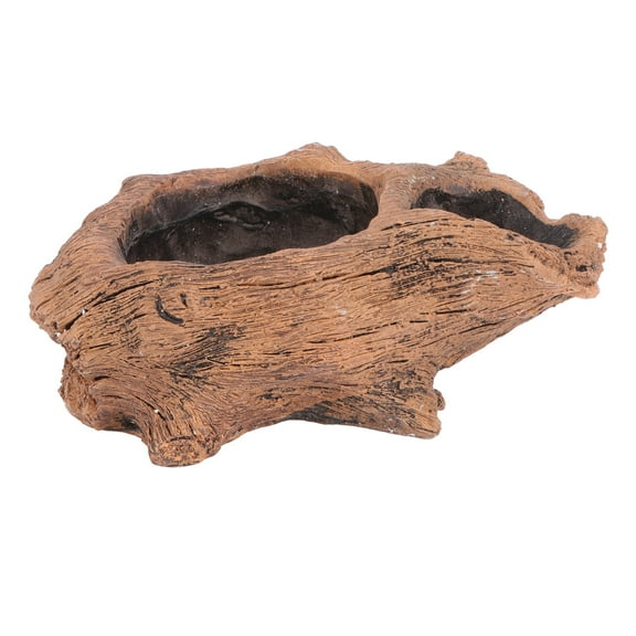 Log Planter Planters Cement Flower Pot Lightweight Flowerpot