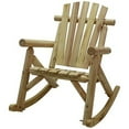 thumbnail image 1 of Log Rocking Chair, Natural Finish, 1 of 3