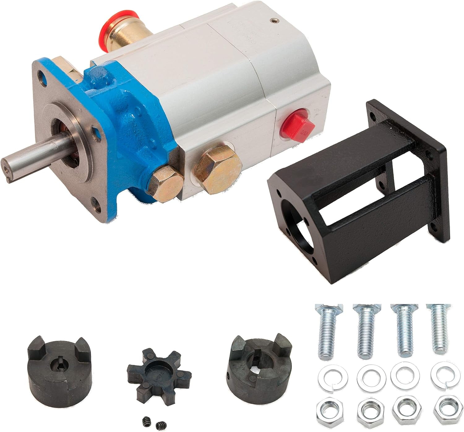 Log Splitter Build Kit 16 GPM Pump, Coupler, Mount, Bolts, Huskee