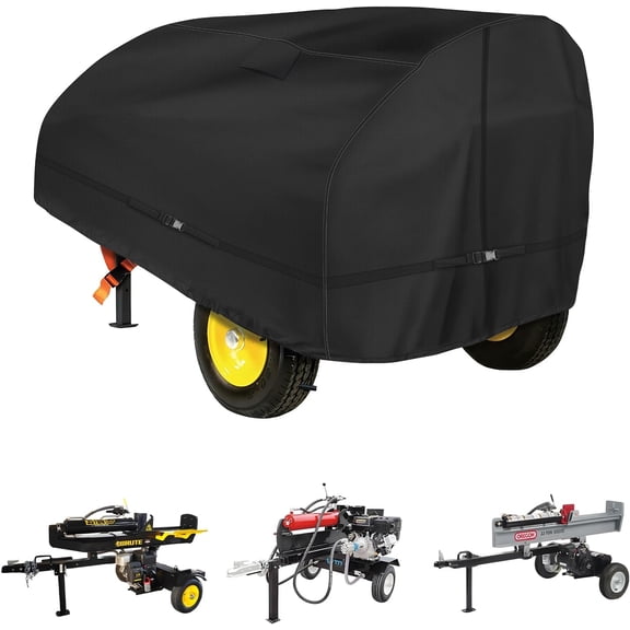 Log Splitter Cover, 94.5" x 49.6" x 41.7" for 15-45 ton, Log Splitter Wood Accessories Splitter Cover Windproof Waterproof All Weather Protection$$Tools