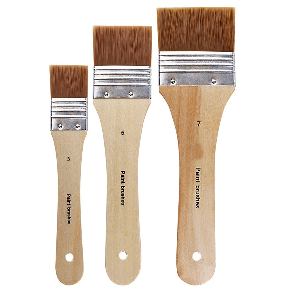 Log pole paint brush combination brush set nylon wool board brush