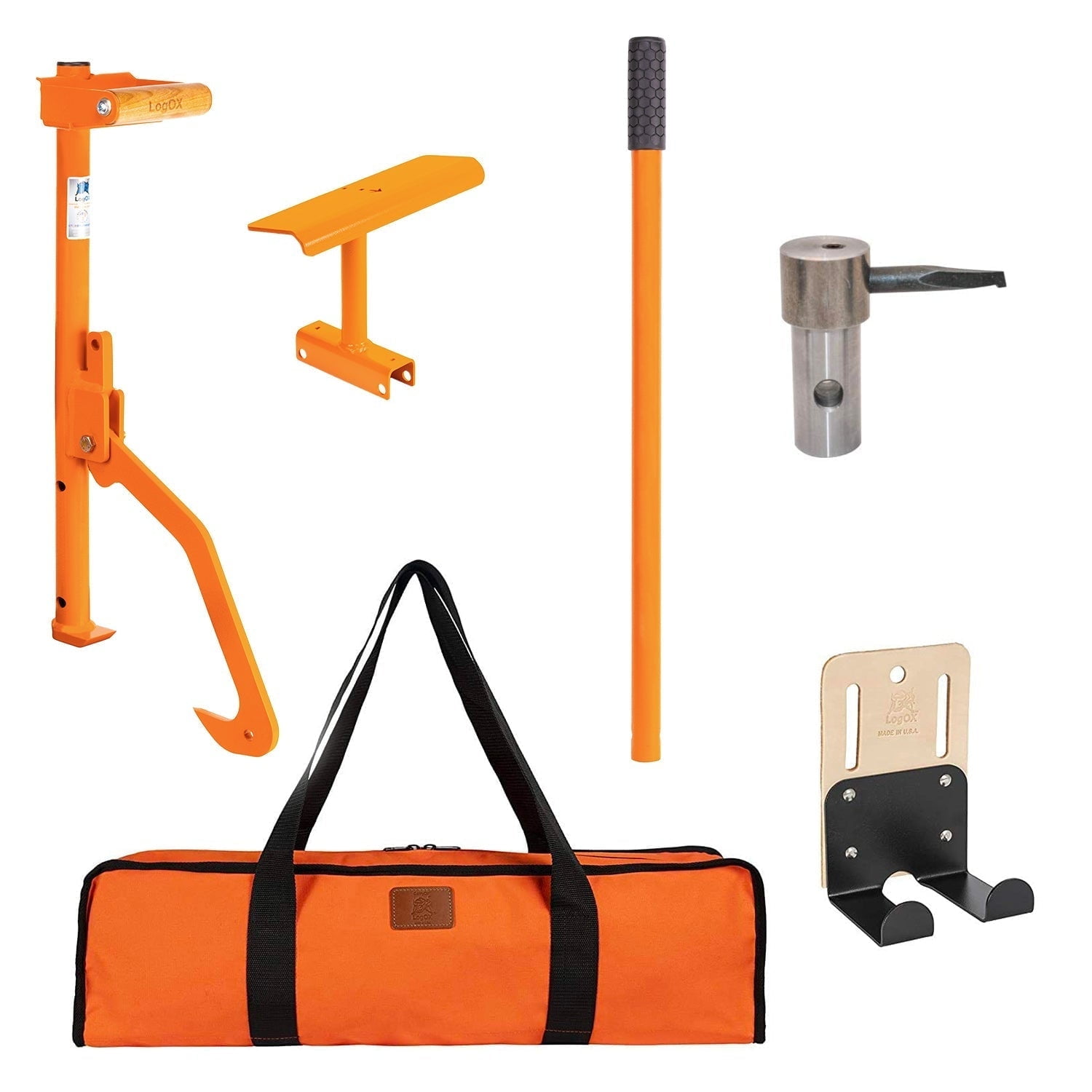 LogOX Forester Package – Forestry MultiTool, Cant Hook, Timberjack, Pickaroon, Hauler Holster & CarryOX Bag | Made in USA, Lifetime Warranty
