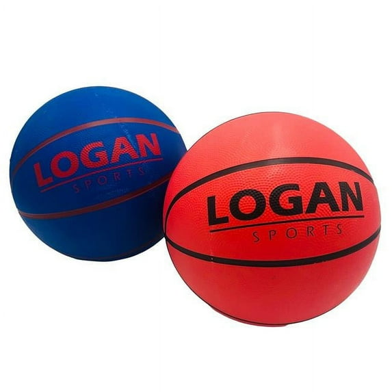 Logan 9 in. Basketballs, Assorted Colors & Prints - Case of 12