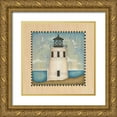 thumbnail image 1 of Logan, Beth 15x15 Gold Ornate Wood Framed with Double Matting Museum Art Print Titled - Lighthouse Cove II, 1 of 4