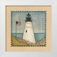 thumbnail image 1 of Logan, Beth 15x15 White Modern Wood Framed Museum Art Print Titled - Lighthouse Cove III, 1 of 4