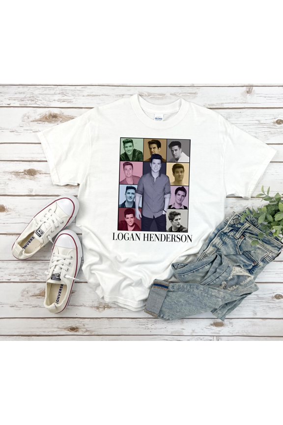 Logan Henderson Big Time Rush Themed Themed T-Shirt unisex up to 5XL
