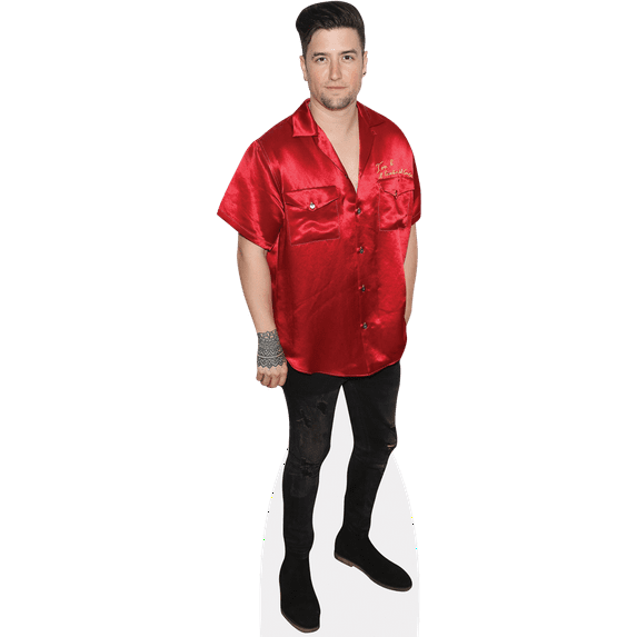 Logan Henderson (Red Top) Lifesize Cardboard Cutout Standee