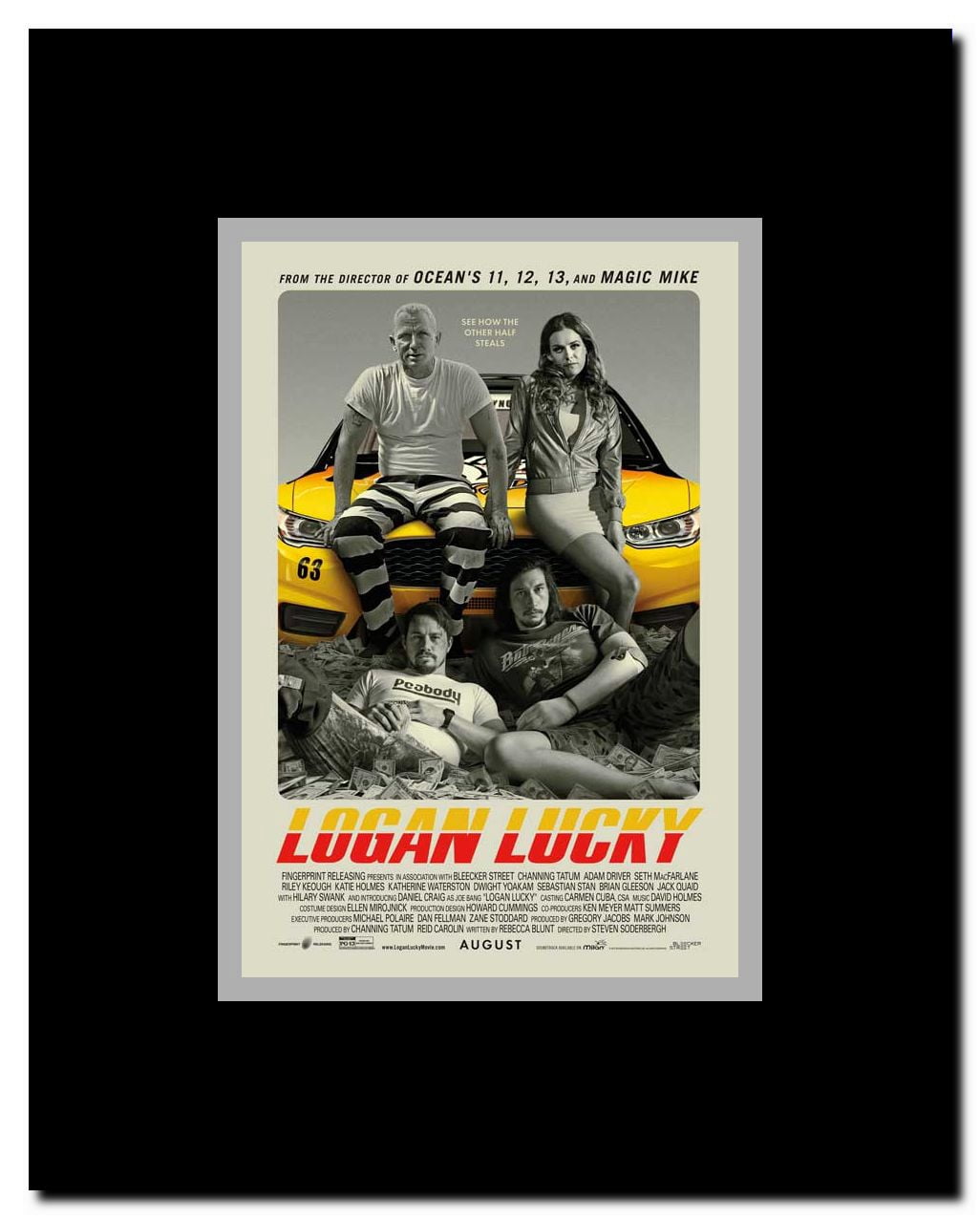 Logan Lucky Framed Movie Poster