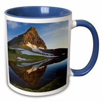 3drose, Logan Pass, Glacier National Park, Montana - Us27 Aje0064 - Adam Jones, 15oz Two-tone Blue Mug