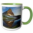 thumbnail image 1 of 3drose, Logan Pass, Glacier National Park, Montana - Us27 Aje0064 - Adam Jones, 15oz Two-tone Green Mug, 1 of 6