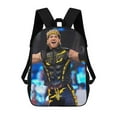 thumbnail image 1 of Logan Paul Backpack, 17 Inch Laptop Backpack, Water-Resistant BookBag, Adjustable Shoulder Straps, Durable 600D Polyester, 1 of 9