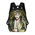 thumbnail image 1 of Logan Paul Backpack, 17 Inch Laptop Backpack, Water-Resistant BookBag, Adjustable Shoulder Straps, Durable 600D Polyester, 1 of 9
