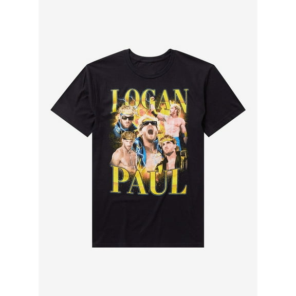 Logan Paul Graphic T-Shirt, Bold Multi-Pose Design Showcasing the Iconic WWE, For Wrestling Fan