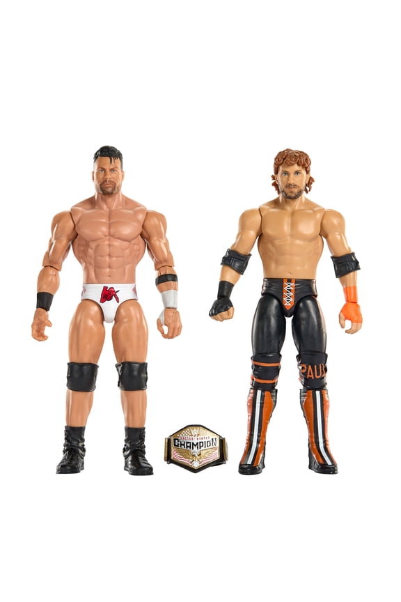 Main Event Showdown LA Knight vs Logan Paul Action Figures Set, Series #24, 6-inch Collectibles