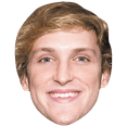 thumbnail image 1 of Logan Paul (Smile) Flat Cardboard Face, 1 of 5