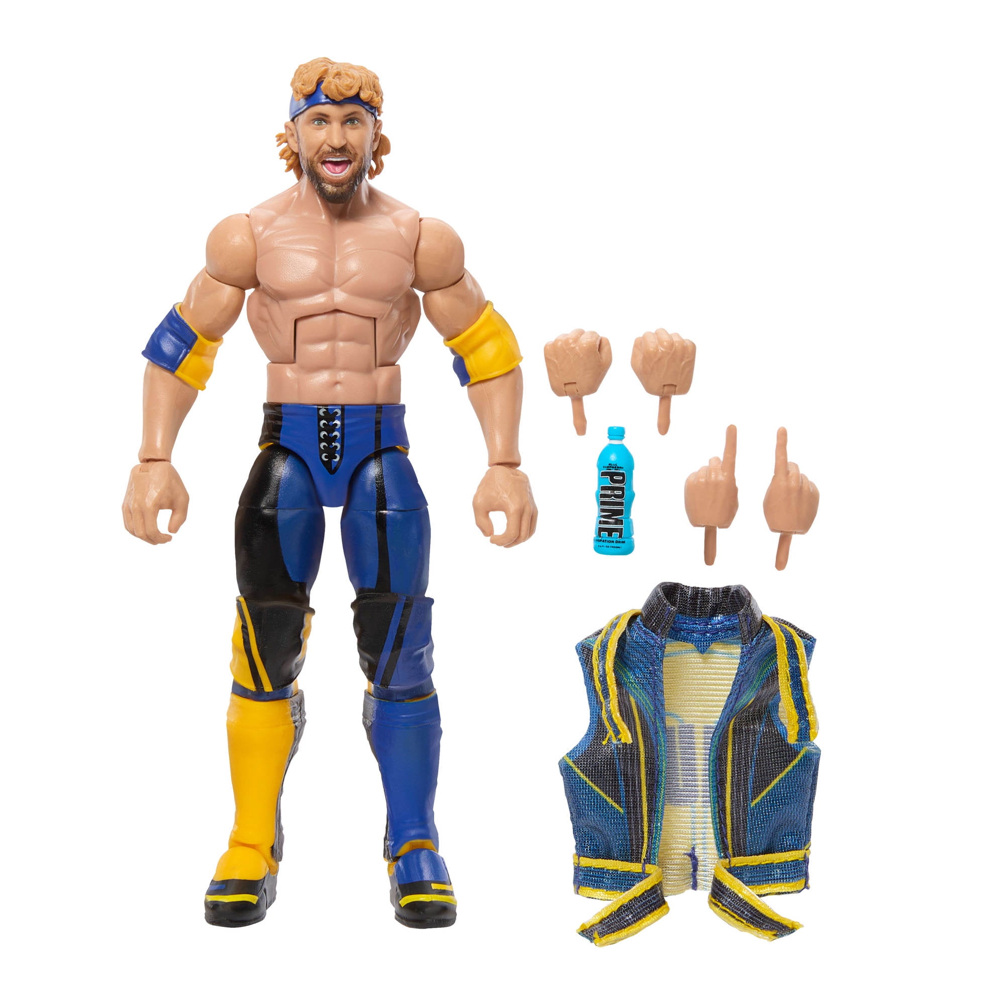 WWE Elite Logan Paul Action Figure, Greatest Hits 2025 Set, 6-inch Collectible with Articulation & Accessories