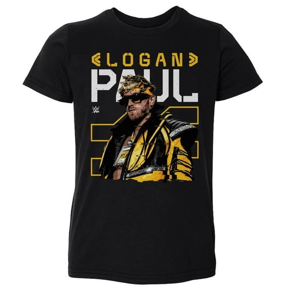 Logan Paul WWE Superstar T-shirt, Striking Gold and Black Motif With Signature Style