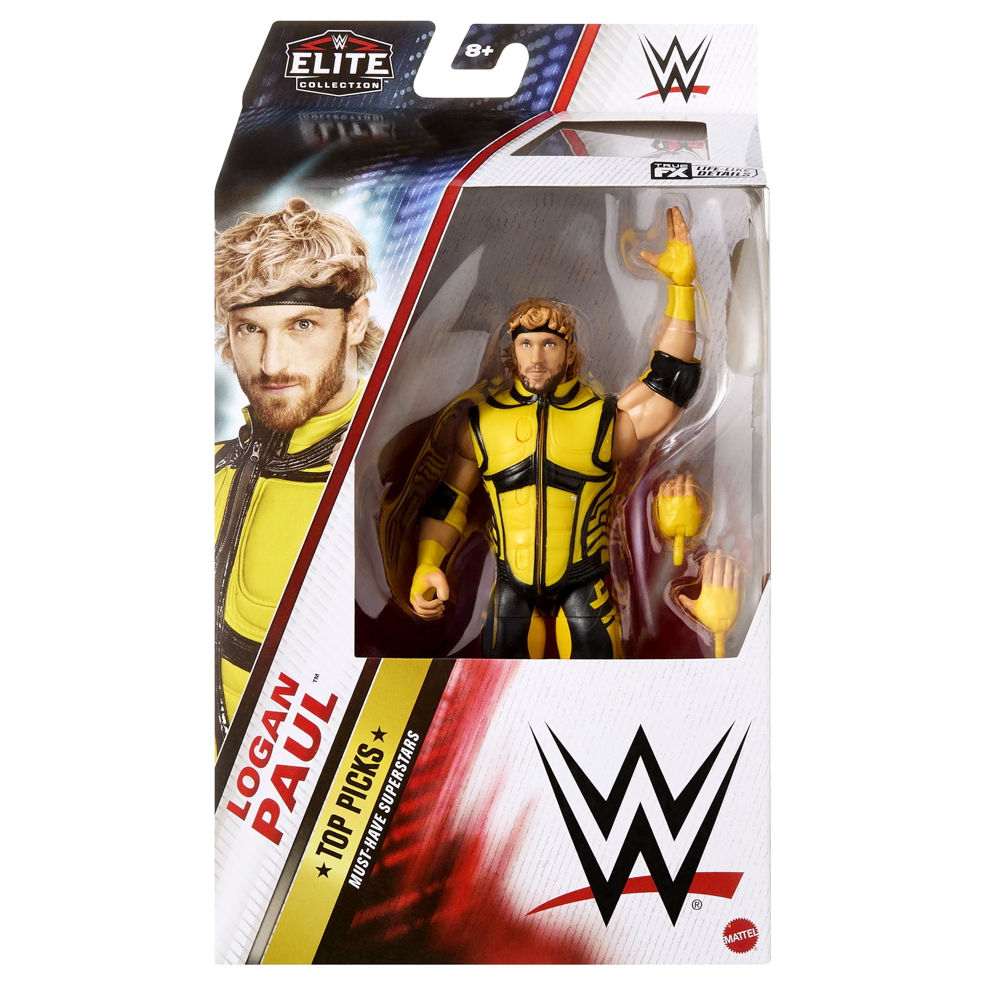 Logan Paul (Yellow & Black) - WWE Elite Top Picks 2025 (Wave 2) Mattel WWE Toy Wrestling Action Figure