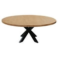 thumbnail image 1 of Logan Round 72" Dining Table In Natural Mango Solid Wood Finish, 1 of 4