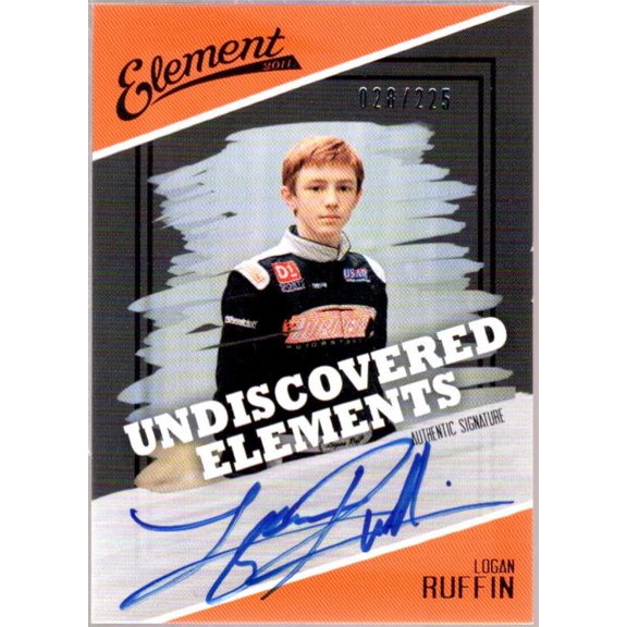 Logan Ruffin Card 2011 Elements Undiscovered Elements Autographs #4