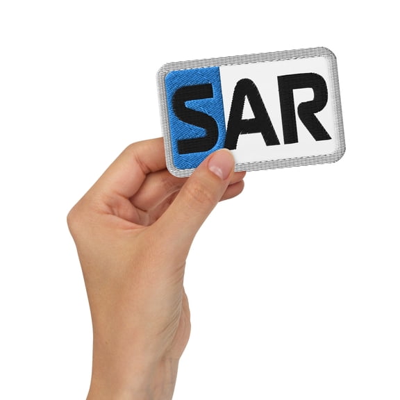 Logan Sargeant Williams Color Bar F1 Embroidered Patch Color: White