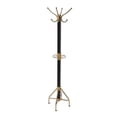 thumbnail image 1 of Logan Square Black & Gold Coat Rack Tree, 1 of 6