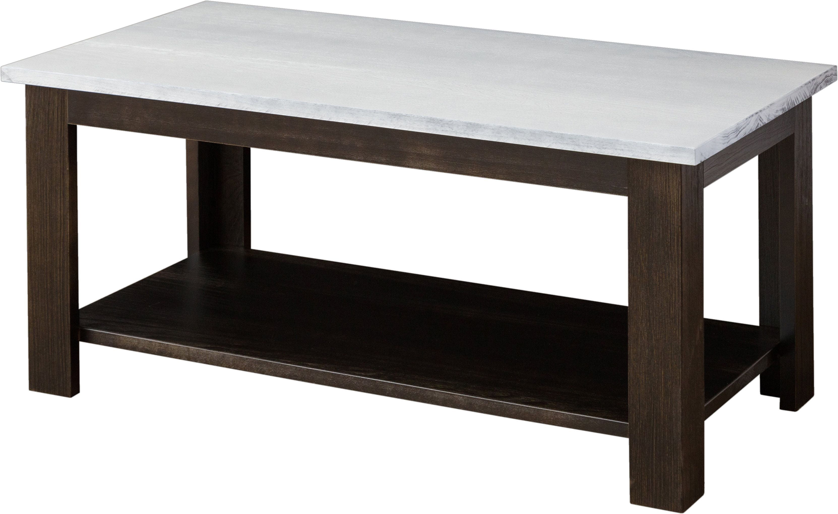 Furniture Pipeline LLC Logan Traditional 40inch Wide Coffee Table with