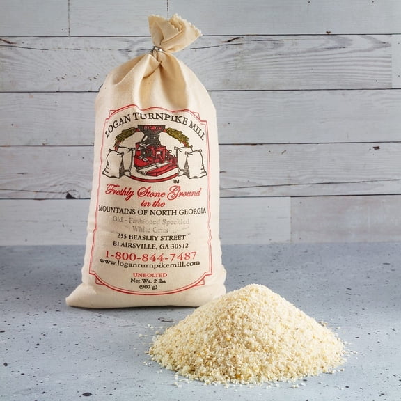Logan Turnpike Stone Ground White Grits , 2 lb, 12 Pack