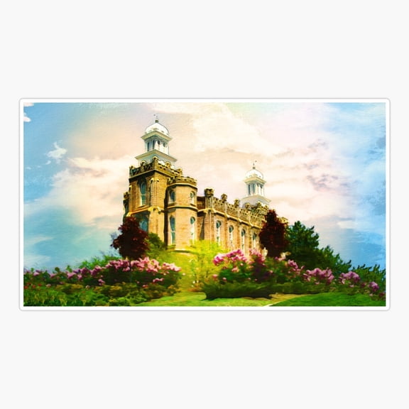 Logan Utah LDS Temple Sticker