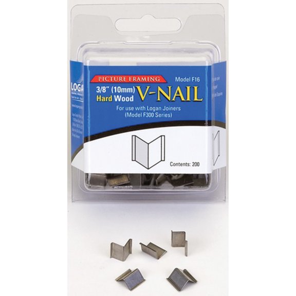 Logan V-Nails For Hard Wood, 3/8in