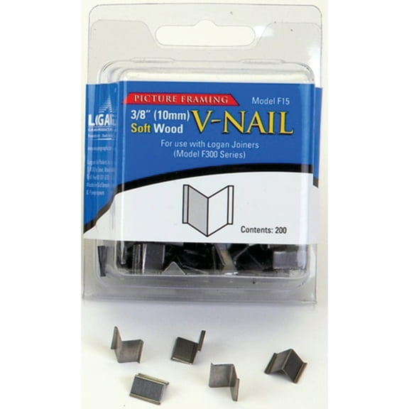 Logan V-Nails For Soft Wood, 3/8in