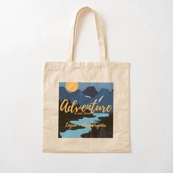 Logan, Wv Adventure Cotton Tote Bag Canvas Tote Bag, Family Gift For Mother, Her