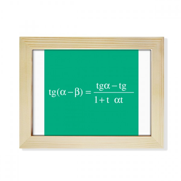 Logarithc Calculation Mathematical Formulas Desktop Photo Frame Picture Art Decoration Painting 6x8 inch