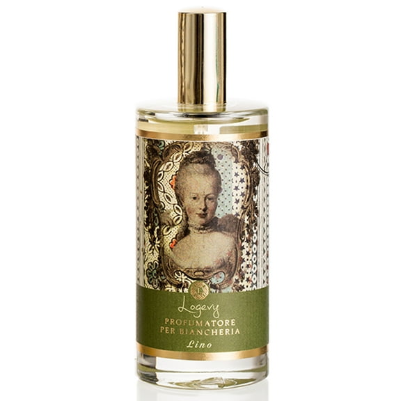 Logevy Firenze 1965 Lino - Linen Fragrance Spray for Linen Fabric from Master Perfumer in Italy with Fruity & Floral Notes to Luxuriously Freshen Sheets, Cushions, Curtains, Drawers, & More - 100ml
