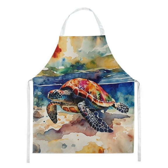 Loggerhead Sea Turtle Apron 27 in x 30 in