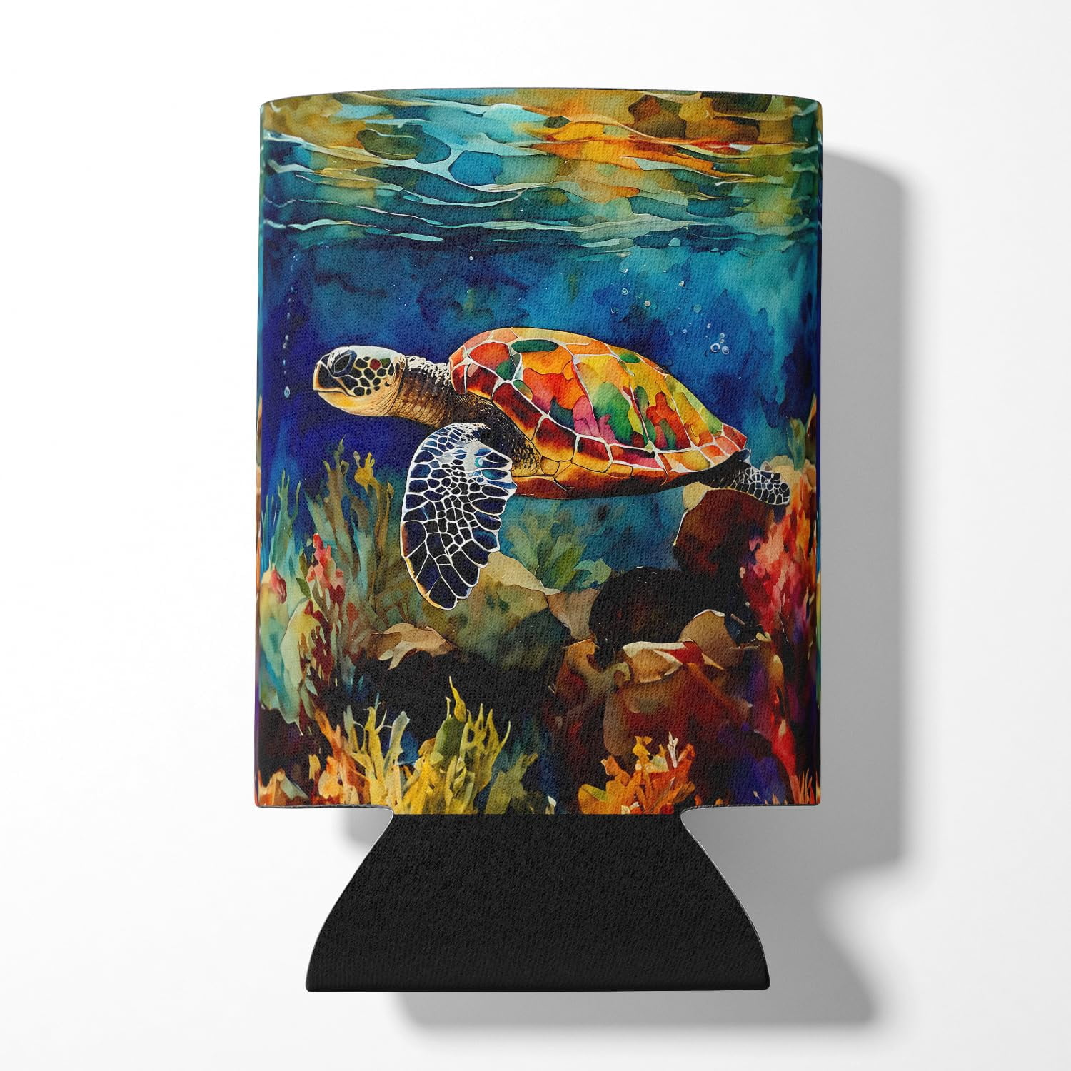 Loggerhead Sea Turtle Can or Bottle Hugger 3 in x 5 in