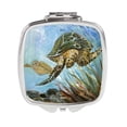 thumbnail image 1 of Loggerhead Sea Turtle Compact Mirror, 1 of 1