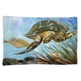 thumbnail image 1 of Loggerhead Sea Turtle Fabric Standard Pillowcase, 1 of 1