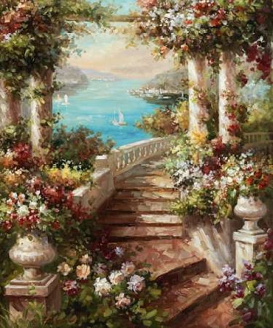 Loggia Fiori Canvas Art - Axiano (20 x 24)