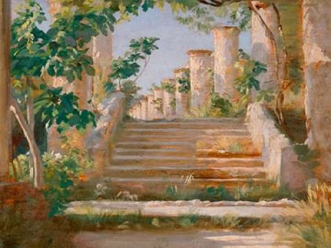 Loggia in Ravello Canvas Art - Peder Severin Kroyer (22 x 28)