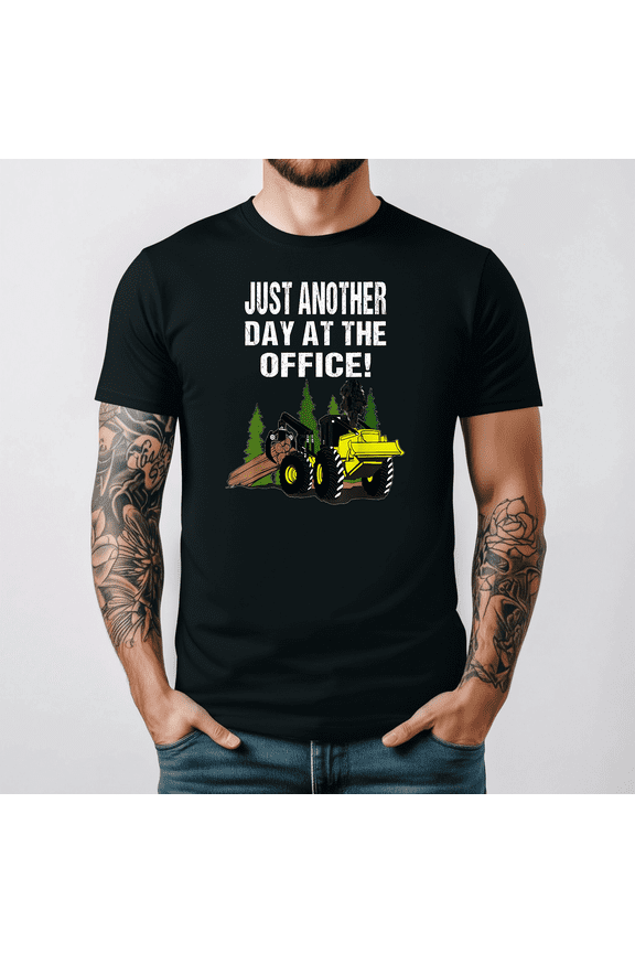 Logging Skidder Driver Funny Diesel Worker Forestry Humor Tee V14740,for men and women up to 5XL