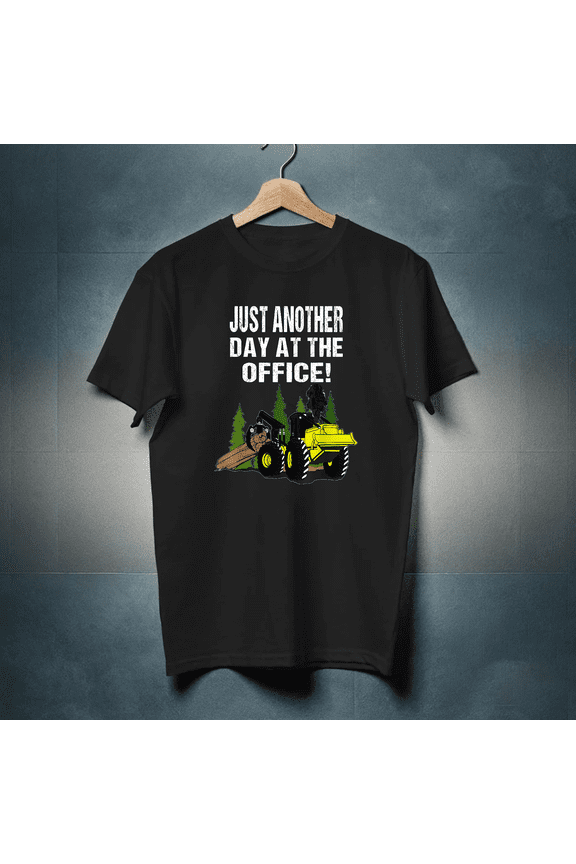 Logging Skidder Driver Funny Diesel Worker Forestry Humor Unisex T-Shirt up to 5XL